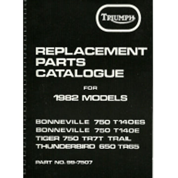 Triumph Ersatzteilbuch 1982